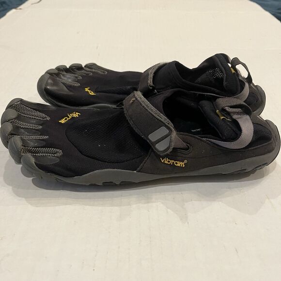Vibram FiveFingers Treksport Mens Black Gray Barefoot Running Shoes M4485 EU 47 - Picture 5 of 12